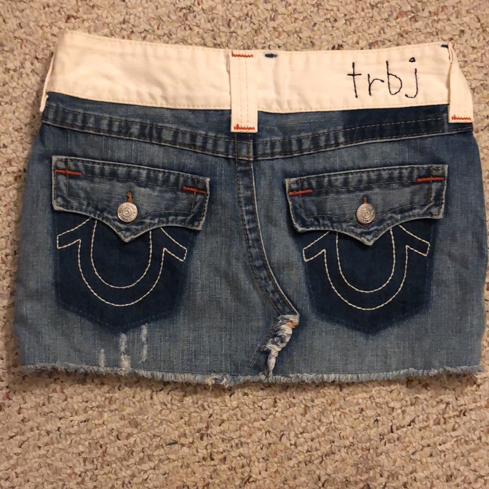 True religion mini skirt size 28
